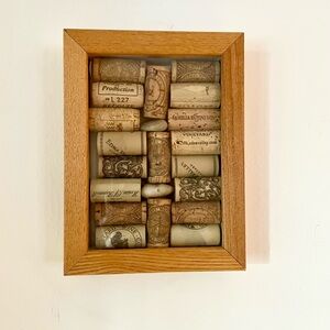 2 Wine Cork Display Boxes – Wall Hanging